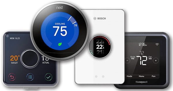 Smart Thermostat system for repiping a house